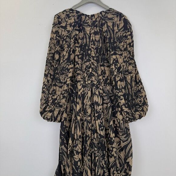 JONATHAN SIMKHAI Tiff Multimedia Chiffon Dress 💚 - Picture 12 of 13